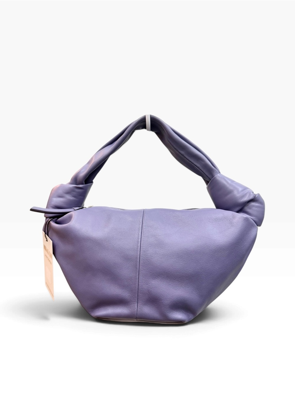 Authentic BOTTEGA VENETA Nappa Mini Double Knot Bag Purple